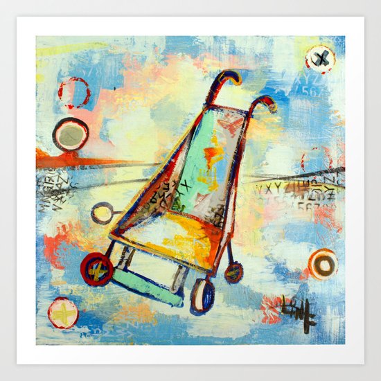 stroller Art Print