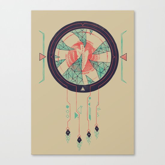 Digital Catcher Canvas Print