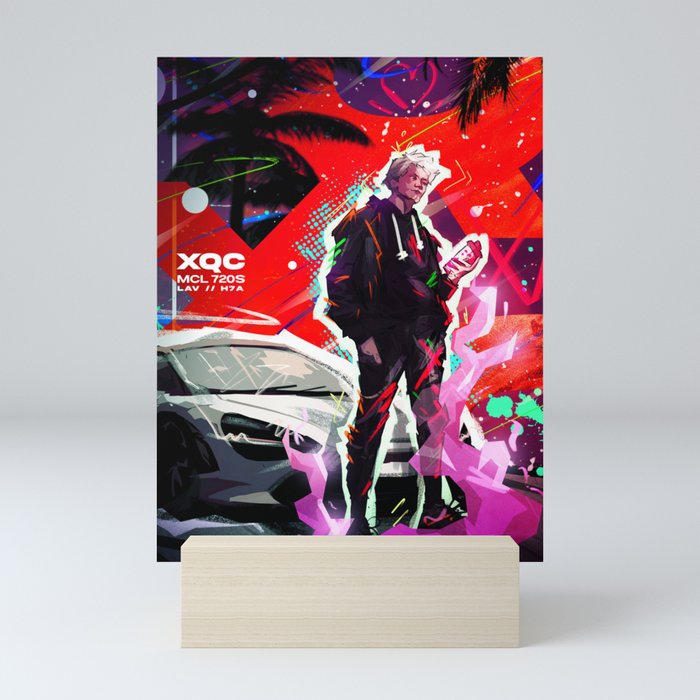 xQc x 720s Futuristic Poster Mini Art Print