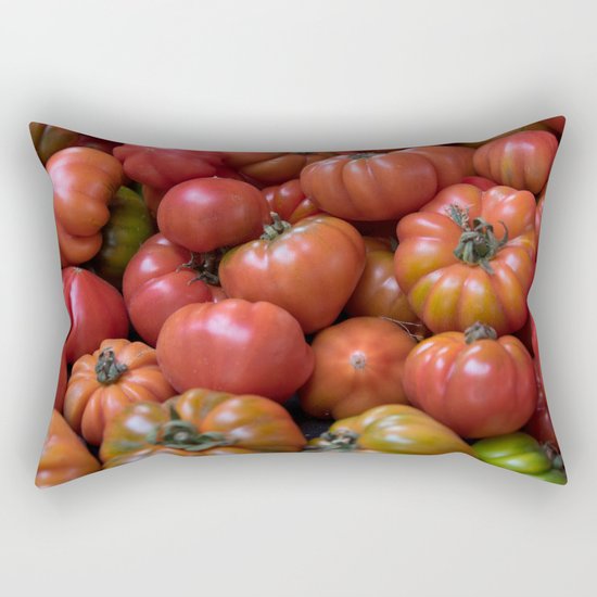 Tomato Pattern Rectangular Pillow