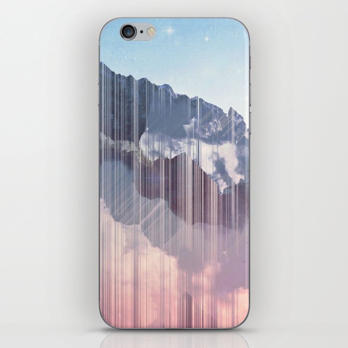 Glitched Mountains iPhone Skin