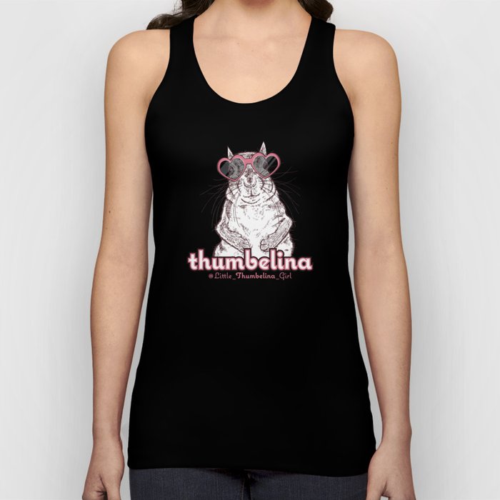 Little Thumbelina Girl: heart sunnies Tank Top