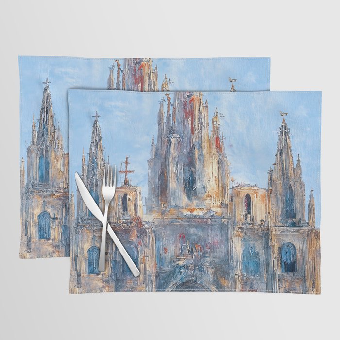 Barcelona, Cathedral of the Holy Cross and Saint Eulalia Placemat