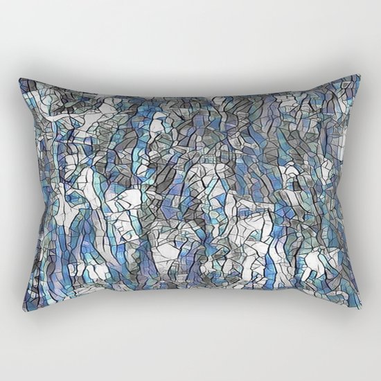 Abstract blue 2 Rectangular Pillow