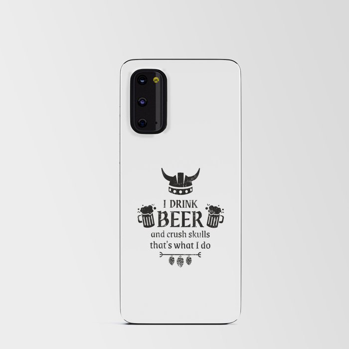 Viking Beer Drinker Funny Saying Android Card Case