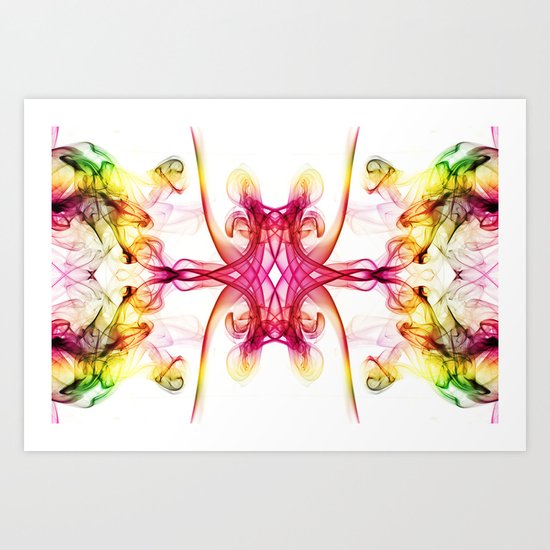 Smoke Art 86 Art Print