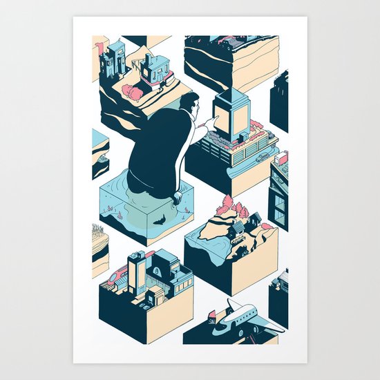 Reach Art Print