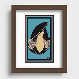 The Queen has Arrive Recessed Framed Print