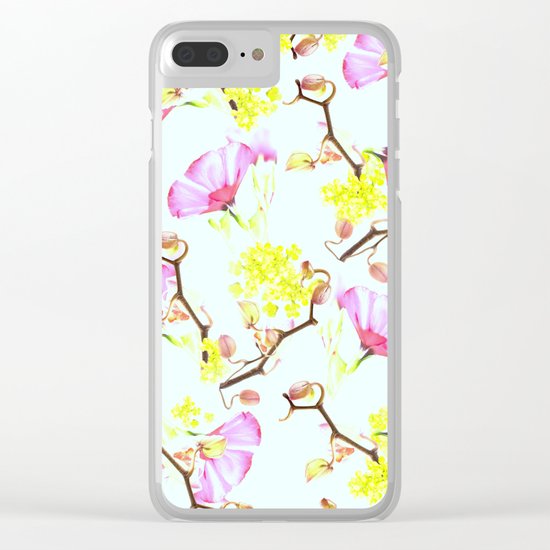 Spring flowers (floral) Clear iPhone Case