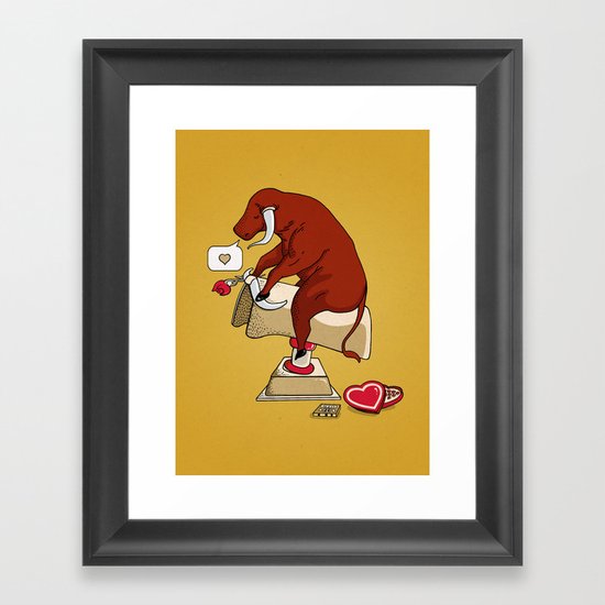 I Made You a Mix Tape Framed Art Print