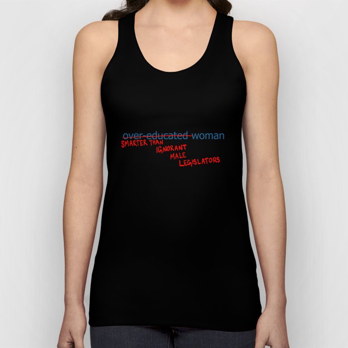 Over Educated Woman Tank Top