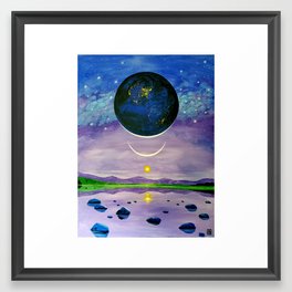 Earth Consciousness 15 Framed Art Print