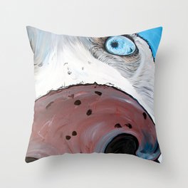 Siberian Husky Throw Pillow