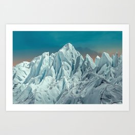 Glacier plenitude Art Print