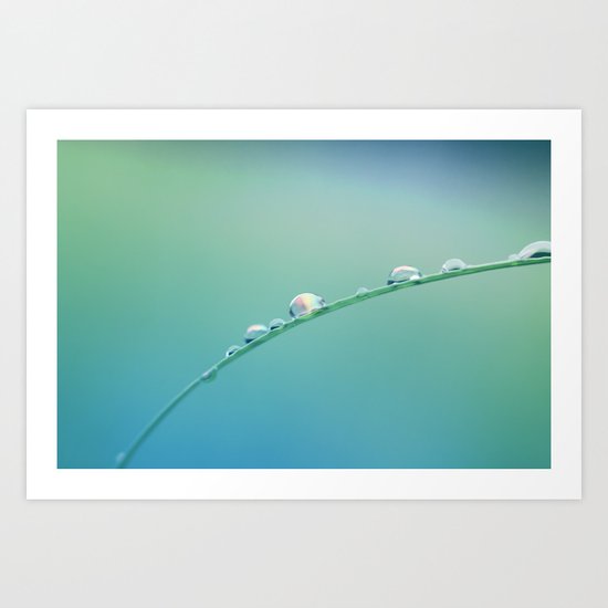 Rainbow in Every Drop Art Print