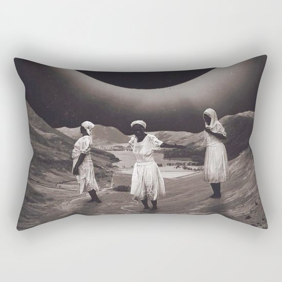 'Ecliptic Dances' Rectangular Pillow