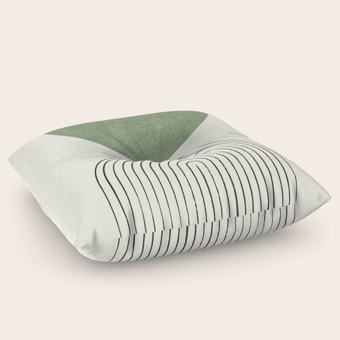 Arch balance green Floor Pillow by MoonlightPrint Society6