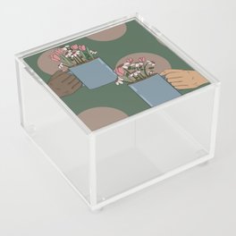 Flower Mug  Acrylic Box
