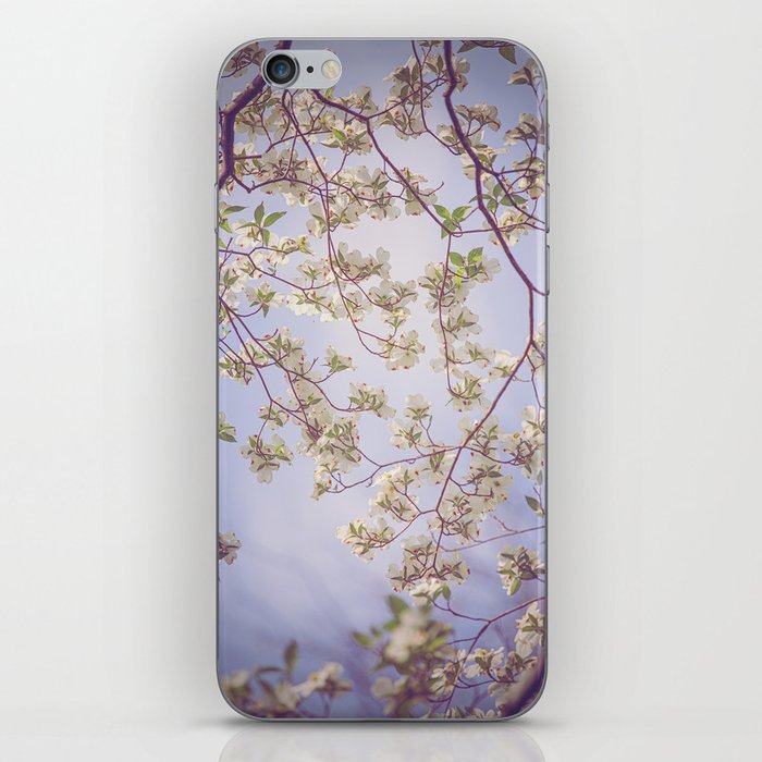 Spring Lullaby (cool version) x Dogwood Blooms Art iPhone Skin