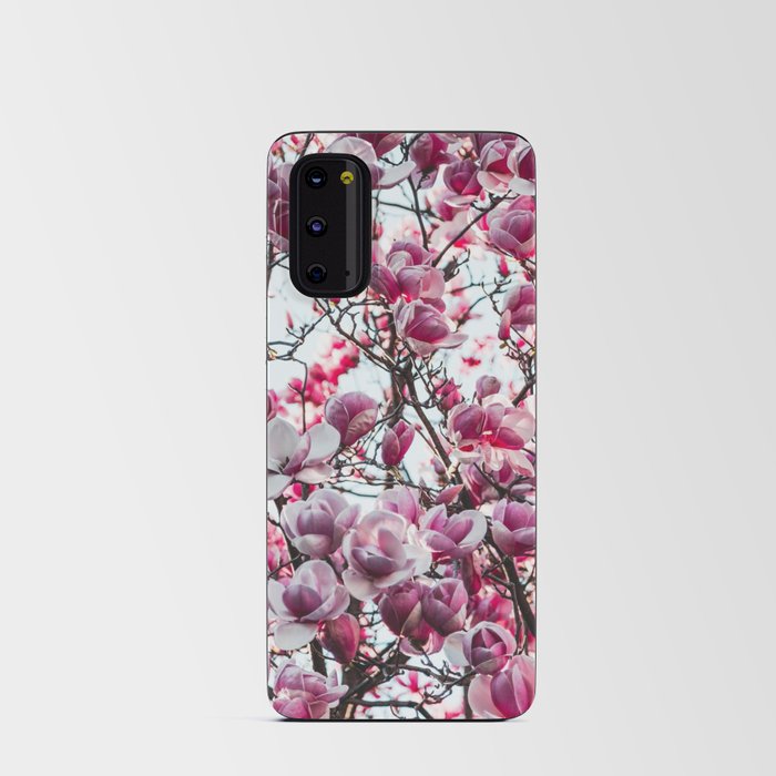 Purple and Pink Sakura Tree Android Card Case
