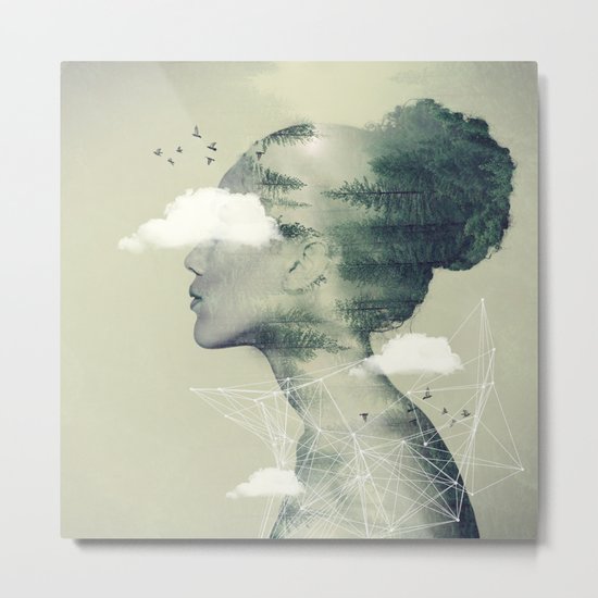 Geo Dress Metal Print