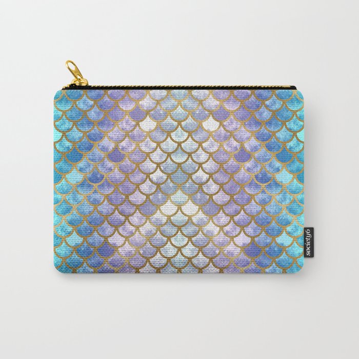 Pretty Mermaid Scales Carry-All Pouch