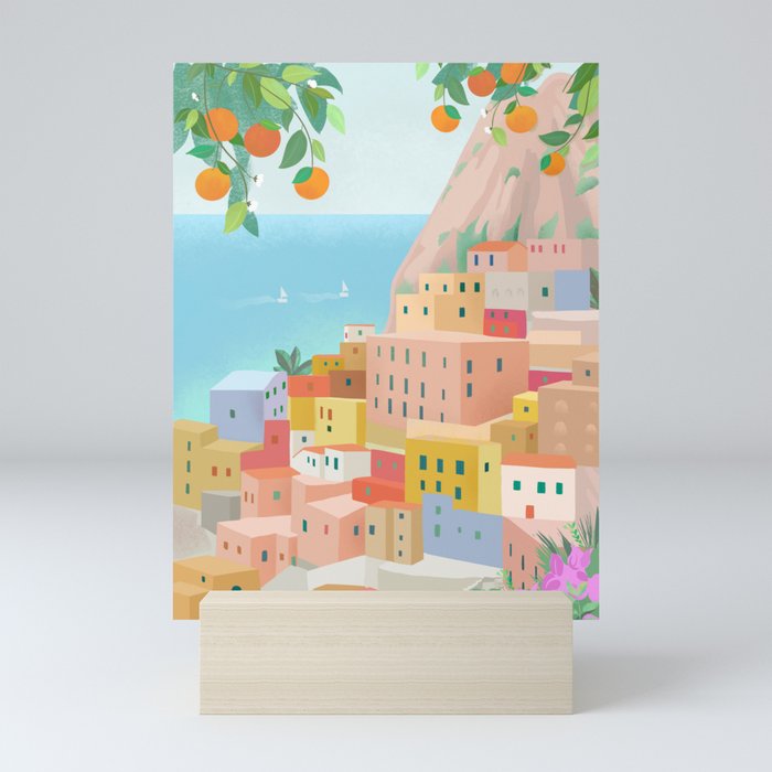 Amalfi Coast, Italy Mini Art Print