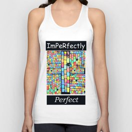 Imperfectly Perfect Watercolor Tiles Edition 1 Unisex Tank Top