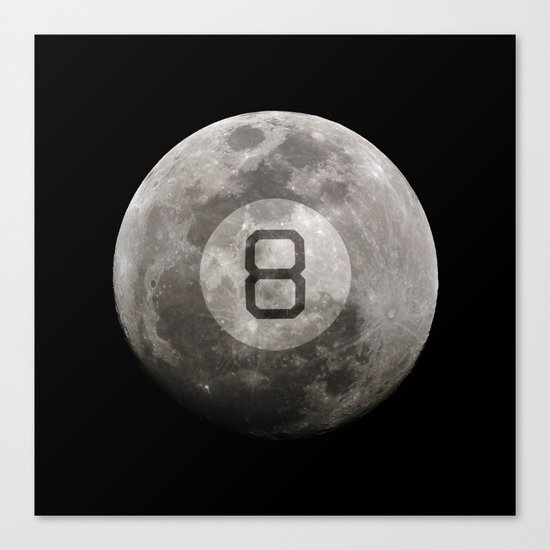 Magic 8 Ball Canvas Print