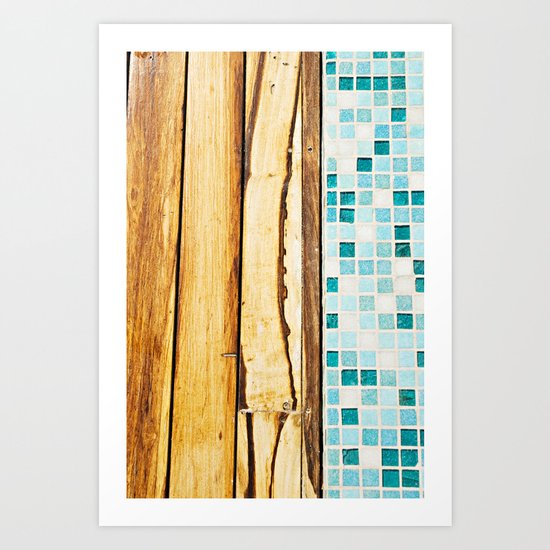 Pool Deck Art Print