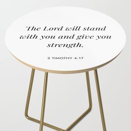 2 Timothy 4:17 Side Table