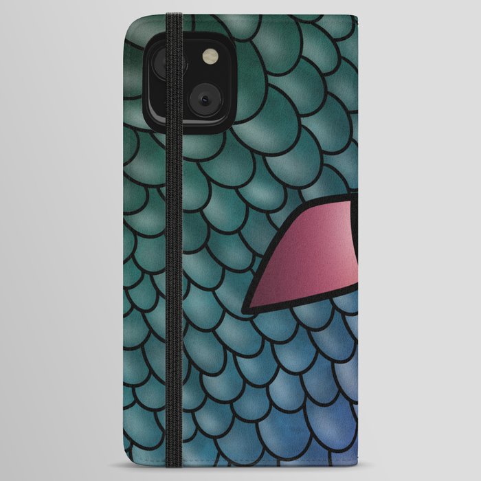 Stormy Forest Dragon Eye iPhone Wallet Case
