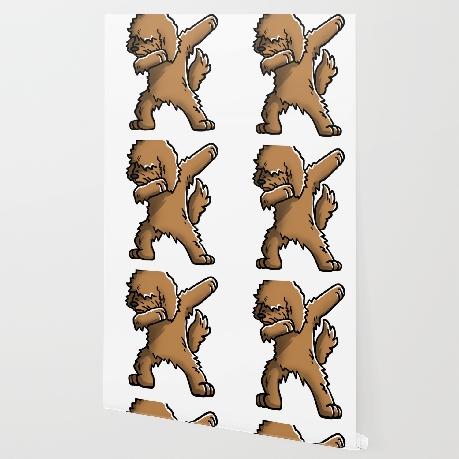 Funny Goldendoodle Dabbing Wallpaper By Barktrends Society6