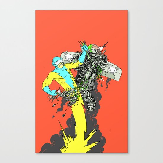 Deathwing's demise Canvas Print