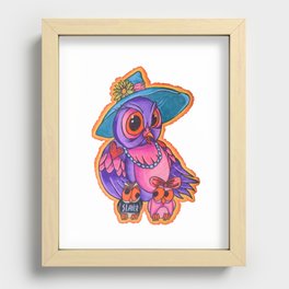Mama Owl Recessed Framed Print