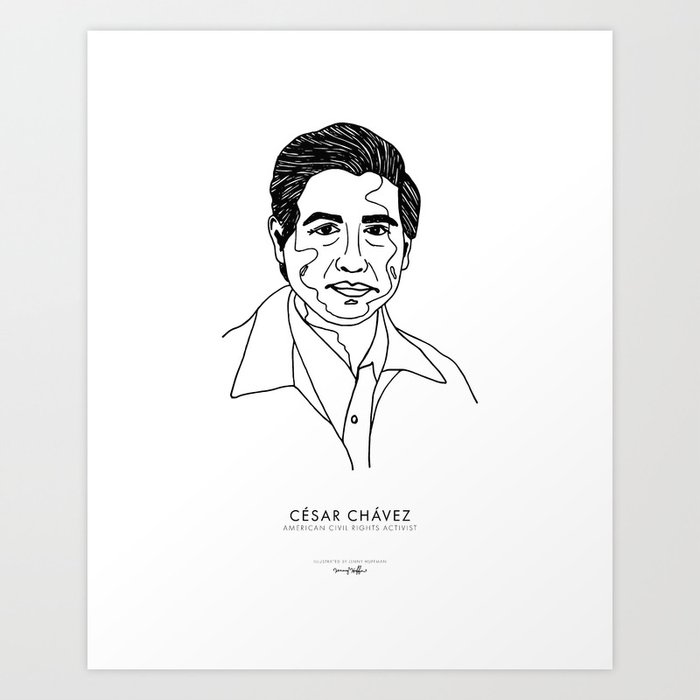 Cesar Chavez Art Print