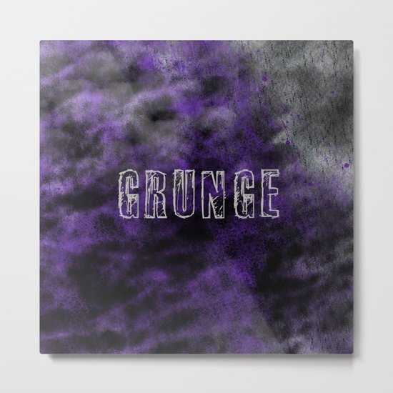 Grunge Print Metal Print
