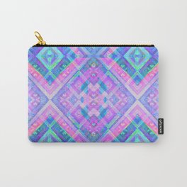 Sacred Geometric Iridescent Holographic Fantasy Print Carry-All Pouch