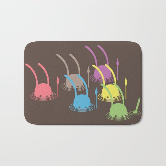 NIGHT INVADERS CROSSING - C V Bath Mat