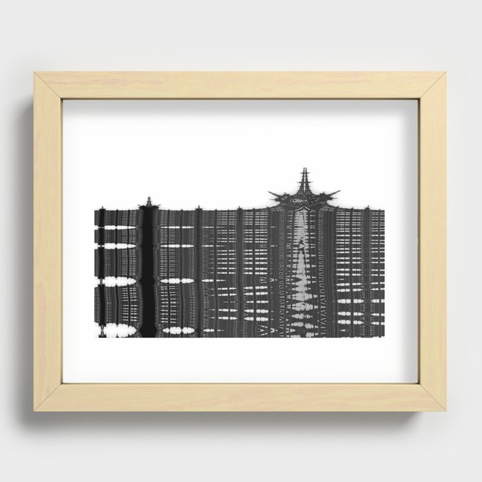 Fortifications Recessed Framed Print