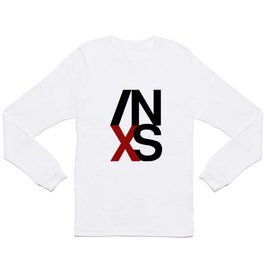INXS Logo 2 Black Long Sleeve T Shirt