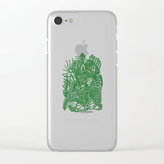 - green hope - Clear iPhone Case