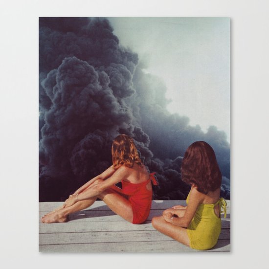SUNBATHING Canvas Print