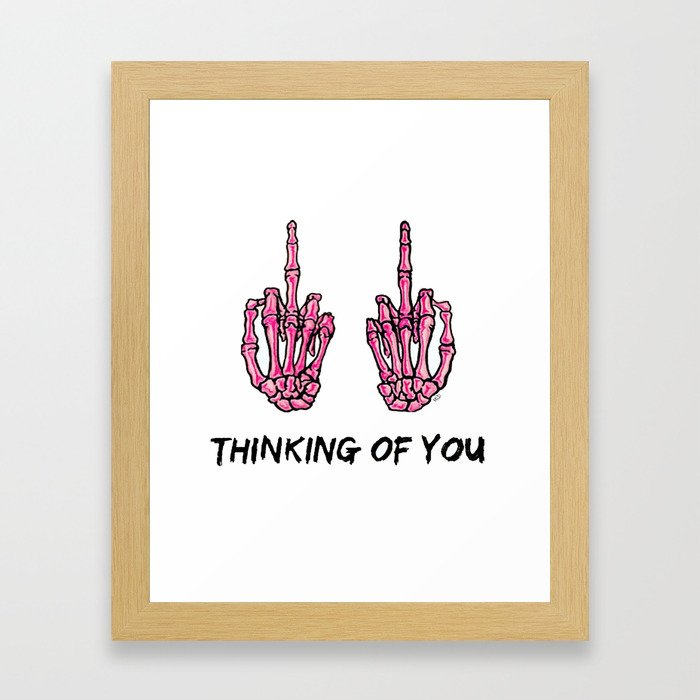 Thinking Of You Framed Art Print