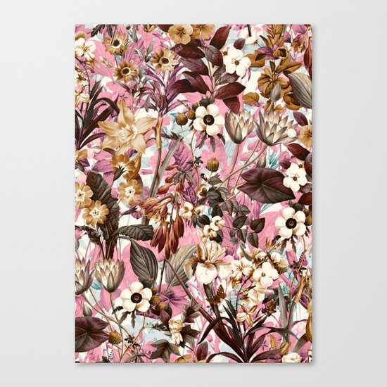 Natural Summer Pattern Canvas Print
