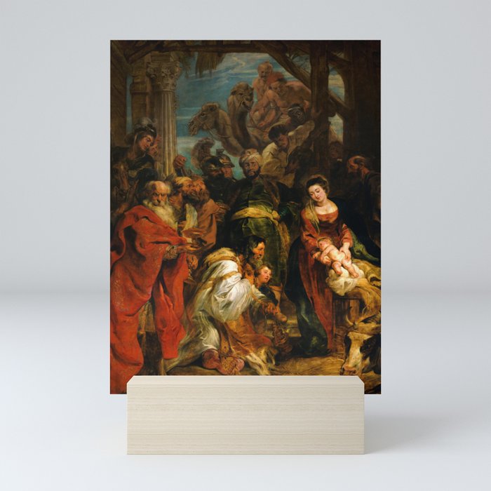 The Adoration of the Magi, 1624 by Peter Paul Rubens Mini Art Print