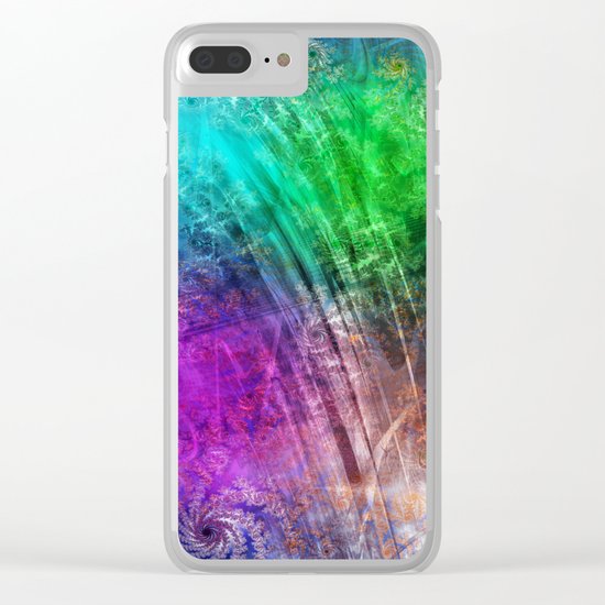 floatin through the love heaven Clear iPhone Case