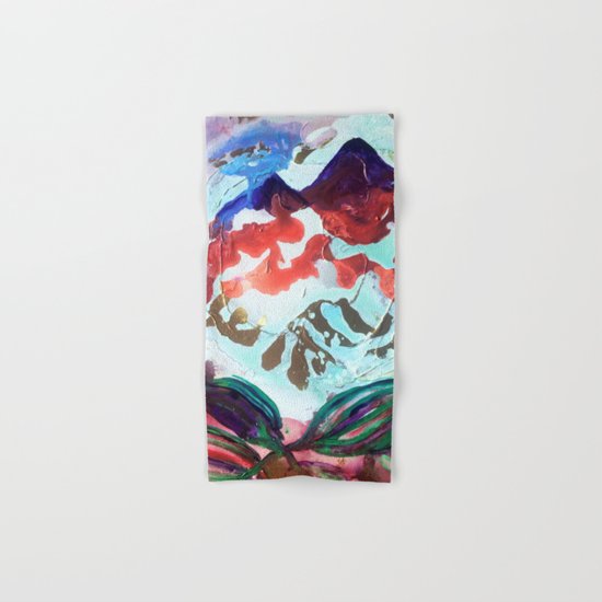 For purple mountain majesties Hand & Bath Towel