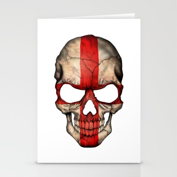 Exclusive England skull design Stationery Cards