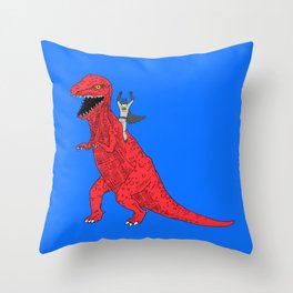 Dinosaur B Forever Throw Pillow